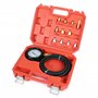 WilTec Kit Mesure de Pression d‘Huile Manomètre Jauge Testeur Appareil Contrôle de Pression 0-35 Bars