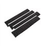Wiltec Jeu 4x Brosse de rechange 55 cm – pour Balayeur à pelouse 105 cm – pour Balai ramasseur autoporté pour Tondeuse autoporté