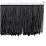 Wiltec Jeu 4x Brosse de rechange 55 cm – pour Balayeur à pelouse 105 cm – pour Balai ramasseur autoporté pour Tondeuse autoporté
