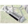 Wiltec Jeu 4x Brosse de rechange 55 cm – pour Balayeur à pelouse 105 cm – pour Balai ramasseur autoporté pour Tondeuse autoporté