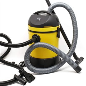 WilTec Aspirateur Eau et poussière Bassin Aspiration Algues 1400W Fonction Humide Sec Vidange Automatique