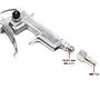 Wiltec Pistolet de gonflage à air comprimé – Pression 0-16 bars – Raccord 1/4" – avec Manomètre – Outil pneumatique pour Pneu de