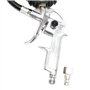 Wiltec Pistolet de gonflage à air comprimé – Pression 0-16 bars – Raccord 1/4" – avec Manomètre – Outil pneumatique pour Pneu de