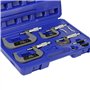 Jeu 4 Micromètre 0-100mm Vis micrométrique Micromètre extérieur Plage mesure 0,01 mm Haute précision