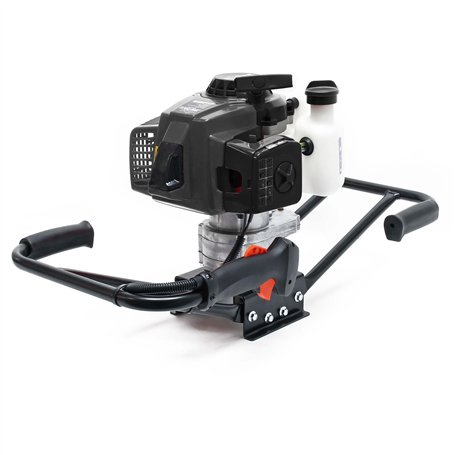 Wiltec Tarière thermique à essence – Moteur 2 temps 2