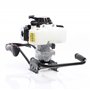 Wiltec Tarière thermique à essence – Moteur 2 temps 2,2 kW 3 CV – Cylindrée 63 cm³ – Usage 2 personnes – Perceuse de sol Trépan 