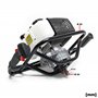 WilTec Tarière Thermique à Essence – Moteur 2 Temps 2,2 KW 3 CV – Cylindrée 63 cm³ – Perceuse de Sol Trépan pour Clôture Sylvicu