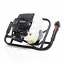 WilTec Tarière Thermique à Essence – Moteur 2 Temps 2,2 KW 3 CV – Cylindrée 63 cm³ – Perceuse de Sol Trépan pour Clôture Sylvicu