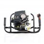 WilTec Tarière Thermique à Essence – Moteur 2 Temps 2,2 KW 3 CV – Cylindrée 63 cm³ – Perceuse de Sol Trépan pour Clôture Sylvicu