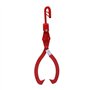 WilTec Grappin forestier pour Troncs – Ouverture Max. 610 mm – Force Max. 450 kg – Outil Pince de Levage avec 2 Mandrins de Serr