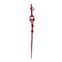 WilTec Grappin forestier pour Troncs – Ouverture Max. 610 mm – Force Max. 450 kg – Outil Pince de Levage avec 2 Mandrins de Serr