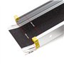 Wiltec Lot de 2X Rampe de Chargement télescopique 1220-2140 x 185 mm – capacité de Charge Max. 270 kg – Surface antidérapante – 