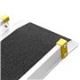 Wiltec Lot de 2X Rampe de Chargement télescopique 1220-2140 x 185 mm – capacité de Charge Max. 270 kg – Surface antidérapante – 