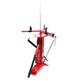 Wiltec Démonte-pneu universel manuel Détalonneur Rouge et Noir Acier Auto Moto Quad Pneus 4" jusqu'á 21" (101