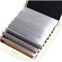 Jeu de cales parallèles 18 pièces 160mm 9 Paires Coffret de cales étalons parallèles en acier Fraisage
