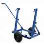 XPOtool Chariot Porte-plaques 200kg Max. Pneus Supports réglables 280-830mm Acier Transport Atelier