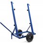 XPOtool Chariot Porte-plaques 200kg Max. Pneus Supports réglables 280-830mm Acier Transport Atelier