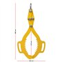 Wiltec Grappin forestier pour Troncs – Ouverture max. 620 mm – Force max. 1000 kg – Outil pince de levage avec 2 Mandrins de ser
