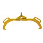 Wiltec Grappin forestier pour Troncs – Ouverture max. 620 mm – Force max. 1000 kg – Outil pince de levage avec 2 Mandrins de ser