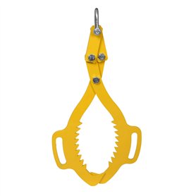 WilTec Pince forestière pour Troncs Max. 760 mm – Force 1500 kg – Pince de Levage – avec 2 Mandrins de Serrage – Grappin de déba