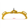 WilTec Pince forestière pour Troncs Max. 760 mm – Force 1500 kg – Pince de Levage – avec 2 Mandrins de Serrage – Grappin de déba