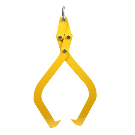 Wiltec Grappin forestier pour Troncs – 430 x 90 x 865 mm – Ouverture max. 700 mm – Force max. 500 kg – Outil pince de levage ave