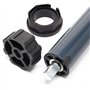 Wiltec Moteur de volet roulant – 126 W / 10 Nm – pour arbres SW60 – avec Contact de fin de course mécanique & Indice de protecti