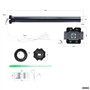 Wiltec Moteur de volet roulant – 126 W / 10 Nm – pour arbres SW60 – avec Contact de fin de course mécanique & Indice de protecti