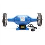 WilTec Machine à polir 750W avec Deux disques de Polissage Ø200mm Polisseuse Double Boîtier Robuste Base