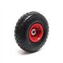 Wiltec Roue complète 4.10/3.50-4 pour Diable – 250 x 85 mm – Avec Chambre à air et Jante – Valve droite – capacité de charge max