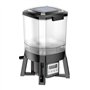 WilTec CFF-206 Distributeur Automatique Solaire Nourriture de Poissons programmable 1-6 Repas par Jour
