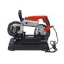 Wiltec Scie à ruban 1100W Support amovible Largeur Coupe 127 mm Usage mobile Métaux Bois 0