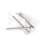 Wiltec Borne de jardin avec 2 Prises de courant – pour l’extérieur – en Aluminium – IP44 – Éclairage d’extérieur Pilier Potelet 