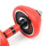LUXTRI Kit d’haltères Courts & Longs 20kg Set 2en1 avec 12 Plaques de poids Barres Extension Fitness