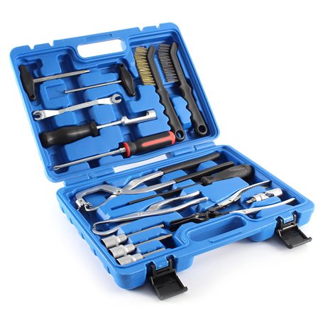 XPOtool Kit d’Outils de Montage de Tambour de Frein 15 pièces pour Freins à Tambour et à Disque
