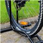 Toboli Râtelier Mobile pour 1 vélo, 390 x 350 x 740 mm, Support vélo en Acier, Largeur de Pneu 60 mm, Pied béquille de réparatio