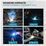 XPOtool Poste à souder numérique IGBT 120A pour MIG, SAEE/MMA, Flux/Fil fourré et soudage TIG FCAW