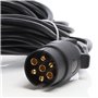 XPOtool Kit Feux arrière 2 pièces ET Câble 7 Broches de 5 m avec 2 connecteurs 5 Broches – 223 x 101 x 53 mm – Connexion d’Embou