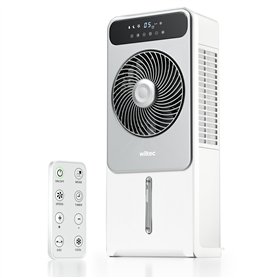 Wiltec Refroidisseur mobile à eau «Air Cooler» – Rafraîchisseur d’air Réservoir 5l 28W Télécommande