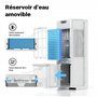 Wiltec Refroidisseur mobile à eau «Air Cooler» – Rafraîchisseur d’air Réservoir 5l 28W Télécommande