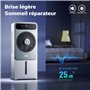 Wiltec Refroidisseur mobile à eau «Air Cooler» – Rafraîchisseur d’air Réservoir 5l 28W Télécommande