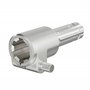 WilTec Manchon Prise de Force Cardan 140mm Logement pour Arbre cannelé 1 3/8" 6D Sortie 1 1/8" 6D Tracteur