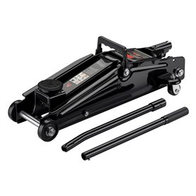 WilTec Cric hydraulique manœuvrable de 3 t – 592 x 240 x 146 mm – Hauteur de Levage de 135-400 mm – pour Voiture