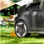 Wiltec Cales de roue robustes en PE-HD, 166 x 75 x 94 mm, capacité de 2 tonnes par paire, avec surface antidérapante, Voitures, 