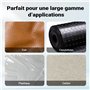Wiltec Jeu d'emporte pièces à frapper – 13 poinçons creux, 1 poignée et Coffret – en Acier – Têtes interchangeables – Matrices d