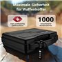 Wiltec Serrure à combinaison pour mallette pour armes – malette certifiée TSA - avec Arceau – en Acier trempé – 3 mollettes régl