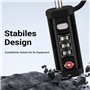 Wiltec Serrure à combinaison pour mallette pour armes – malette certifiée TSA - avec Arceau – en Acier trempé – 3 mollettes régl