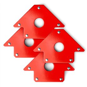 Wiltec Kit 4x Aimants de soudure avec Force de maintien de 32 kg