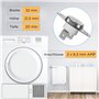 Thermostat de rechange pour sèche-linge Miele 5432491 - Limiteur de température 175 °C - Pompe à chaleur - Limiteur de températu