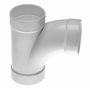 vhbw raccord T en PVC pour aspiration centrale 50.8 mm de diamètre / 2 '' système de tube rond